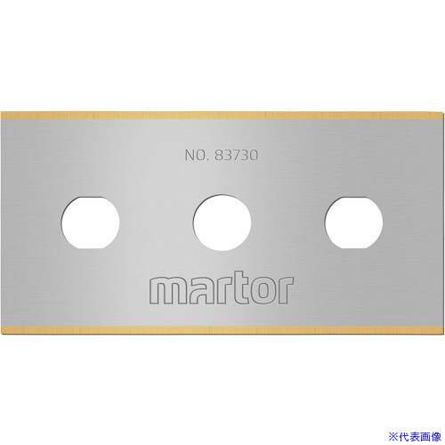 ■martor 替刃 100枚 INDUSTRIAL BLADE 83730 ステンレス 83730(1612734)