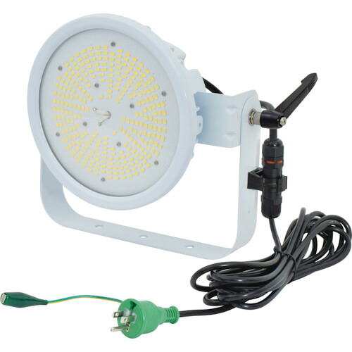 ■NICHIDO ハイスペックハイディスク70W 電源装置内蔵型 昼白色 投光器型 ワイド L70BDH11050K(1618946)[法人限定][直送元]｜ファーストFACTORY