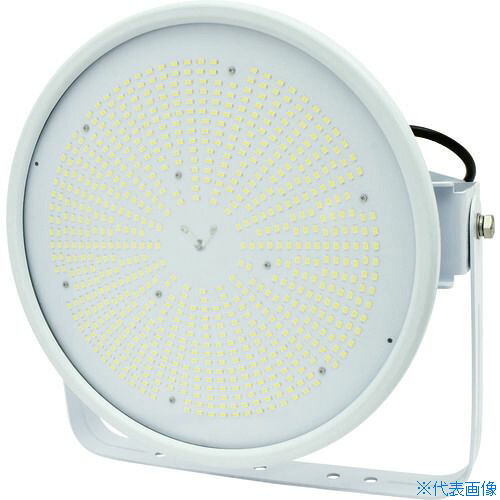 ■NICHIDO ハイスペックハイディスク200W 電源装置一体型 昼白色 アーム式投光器型 ワイド L200V2DHW50KN(1618950)｜ファーストFACTORY