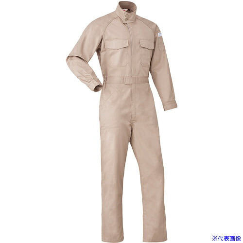 ■AUTO&minus;BI 通年モデル ノーメックスつなぎ服12101&minus;106ベージュ&minus;LL 12101106LL(1618961)[送料別途お見積り][法人限定][掲外取寄]｜ファーストFACTORY 24,602円
