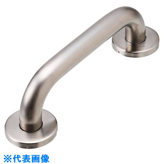 ■水本 ステンレス セーフティーバー(カバー付) ヘアーライン仕上げ 径25mm 長さ600mm B1626(1629594)[送料別途見積り][法人・事業所限定][掲外取寄]