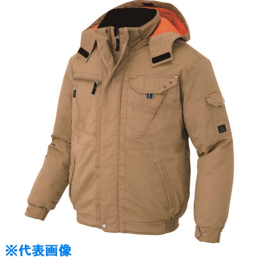 ■アイトス 綿100％防寒ブルゾン ディープネイビー M AZ8571018M(1661261)[送料別途お見積り][法人限定][掲外取寄]