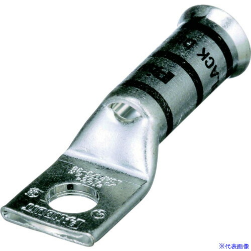■PANDUIT 銅製圧縮端子 1穴 漏斗状電線挿入口 電線サイズ AWG1/0 取付穴サイズ 104mm LCAF1/0－38－X LCAF1038X(1663509)×2[送料別途お見積り][法人限定][掲外取寄]