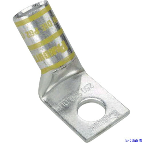 ■PANDUIT 銅製圧縮端子 1穴 電線サイズ AWG2/0 バレル角度 45度 取付穴サイズ 86mm LCA2/0－56H－X LCA2056HX(1668243)[送料別途お見積り][法人限定][掲外取寄]