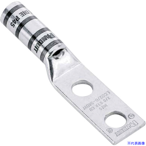 ■PANDUIT 銅製圧縮端子 2穴 電線サイズ AWG1 取付穴サイズ 69mm 取付穴間隔 160mm LCC1&minus;14AW&minus;E LCC114AWE(1671447)[送料別途お見積り][法人限定][掲外取寄]｜ファーストFACTORY