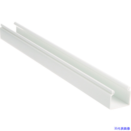 ■PANDUIT ヒンジタイプ密閉型配線ダクト(PVC製 鉛フリー) 白 取付穴なし HS3X4WH6NM 6FT(フィート) 1本 HS3X4WH6NM(1674583)[送料別途お見積り][法人限定][掲外取寄]