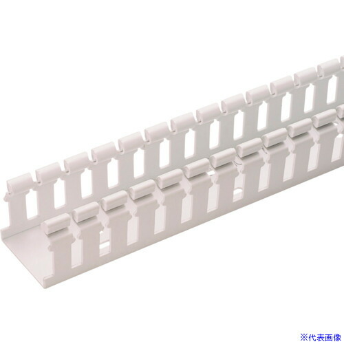 ■PANDUIT ヒンジタイプ配線ダクト(PVC製 鉛フリー) 白 H2X4WH6 6FT(フィート) 1本 H2X4WH6(1676161)[送料別途お見積り][法人限定][掲外取寄]