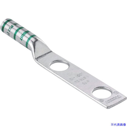 ■PANDUIT 銅製圧縮端子 2穴 電線サイズ AWG1 取付穴サイズ 135mm 取付穴間隔 445mm LCC1－12－E LCC112E(1677747)[送料別途お見積り][法人限定][掲外取寄]