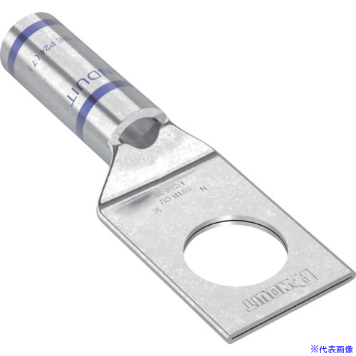■PANDUIT 銅製圧縮端子 1穴 電線サイズ AWG6 取付穴サイズ 104mm LCA6－38－L LCA638L(1679270)[送料別途お見積り][法人限定][掲外取寄]