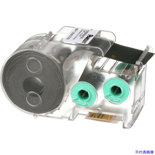■PANDUIT 熱転写ハンディプリンタ用コンポーネントラベル ラベルサイズ縦6.4mm&times;横25.4mm 500枚入 C100X025YJC(1680870)&times;10[送料別途お見積り][法人限定][メーカー取寄]｜ファーストFACTORY