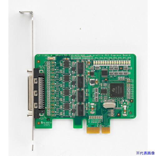 ■MOXA 8ポートRS－232C/422/485 ロープロファイル PCIExpressボード CP118ELA(1685006)