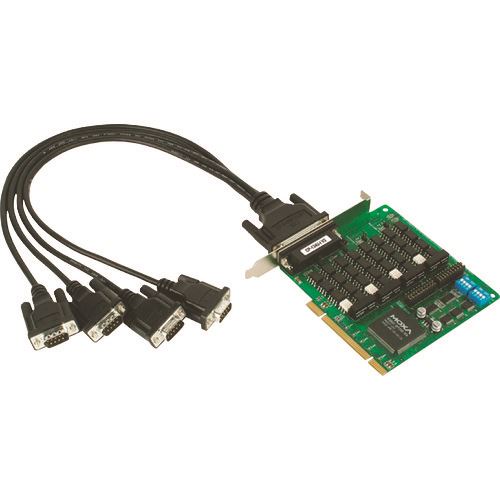 ■MOXA 4ポートRS－422/485 ユニバーサルPCIポート ワイド温度モデル CP134UT(1688272)[送料別途お見積り][法人限定][掲外取寄]