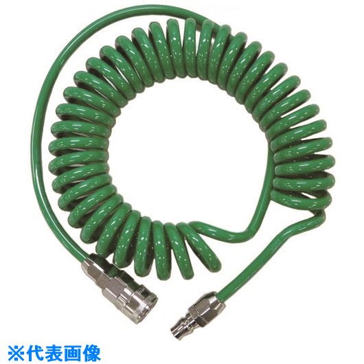 ■近畿 スクリューエアーホース カプラ付 KS10C(1759861)[送料別途お見積り][法人限定][掲外取寄]