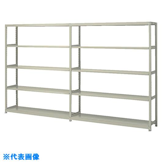 ■NAIKI 軽中量ラック連結 W1205&times;D455&times;H1805 RFM645J5(1762323)[送料別途お見積り][法人限定][外直送]｜ファーストFACTORY