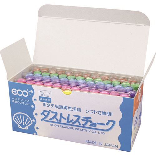 ■ダストレス チョーク72本入 6色 DCC726C(1816005)×20[送料別途お見積り][法人限定][掲外取寄]