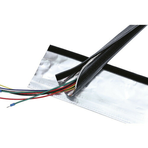 ■TRUSCO 電磁波シールド結束チューブ マジックタイプ 50Φ5m MTF505R2(1832548)|ファーストFACTORY