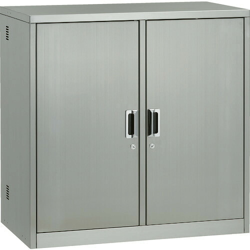 ■TRUSCO SUS304 左右分室両開き扉付薬品庫 下置き W900XD500XH900 SYHD33H(1832727)[法人限定][直送元]