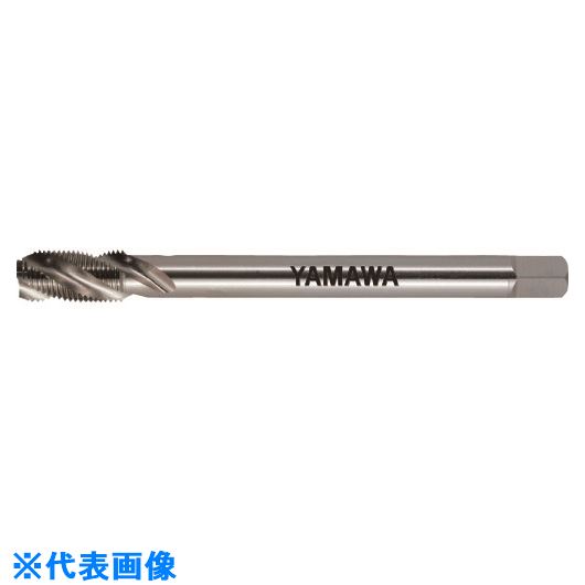 ■ヤマワ ロングシャンク管用平行ねじ用スパイラルタップ LS&minus;SP&minus;PF L120 3/8&minus;19 LSSPPF1203819(1843474)｜ファーストFACTORY