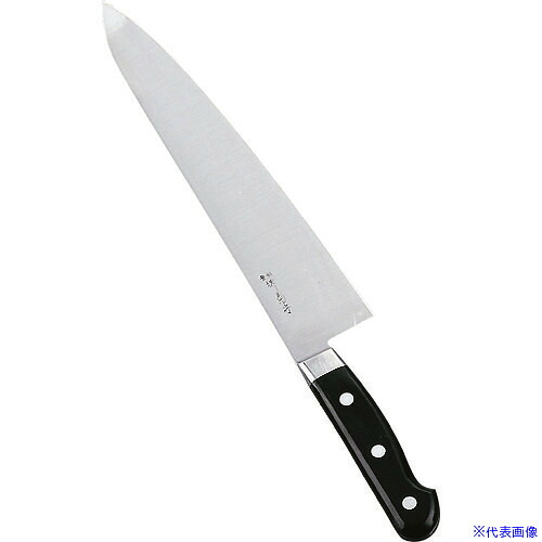 ■TKG 堺菊守 日本鋼(口金付)牛刀 27cm AKK5304(1862430)[送料別途見積り][法人・事業所限定][掲外取寄]