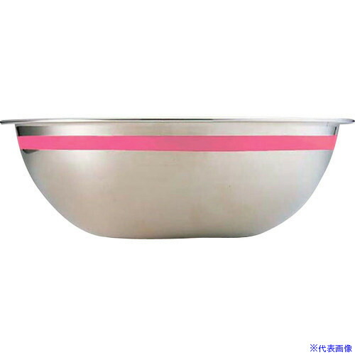 ■TKG カラーライン ボール 36cm ピンク SA18－8ステンレス ABC8837(1867092)[送料別途お見積り][法人限定][メーカー取寄]