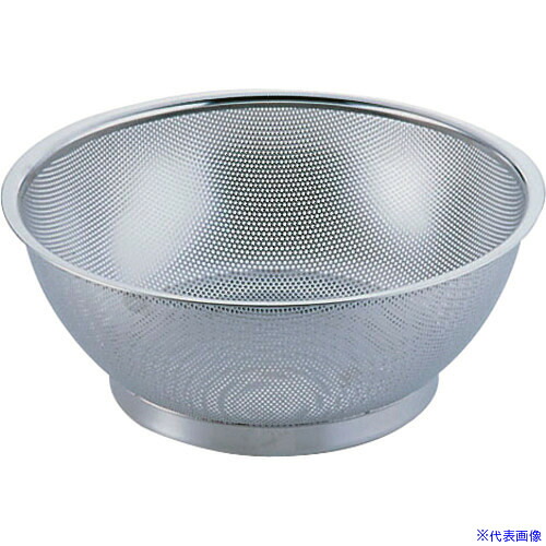 ■TKG UK18－8パンチング水切りざる 18cm AMZ05018(1868798)[送料別途お見積り][法人限定][掲外取寄]