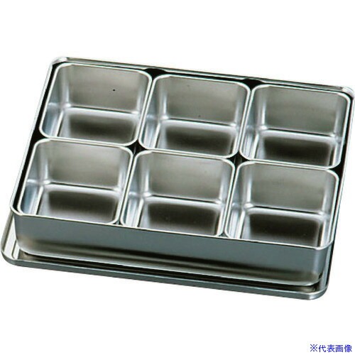 ■TKG Murano ステンレス プレスヤクミ入 6ヶ入 AYK6206(1872069)[送料別途お見積り][法人限定][掲外取寄]