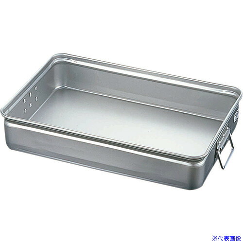 ■TKG AKAO(アカオ) アルミ手付番重 特大 120 ABV08412(1878108)[送料別途お見積り][法人限定][掲外取寄]｜ファーストFACTORY