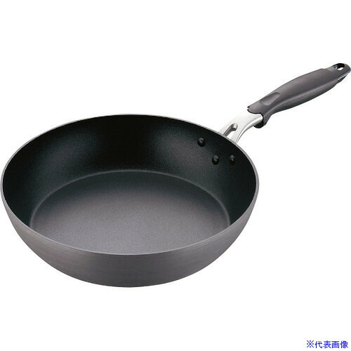 ■TKG L＆L鍛造 硬質アルマイトIHフライパン 30cm AFL0705(1879662)[送料別途見積り][法人・事業所限定][掲外取寄]