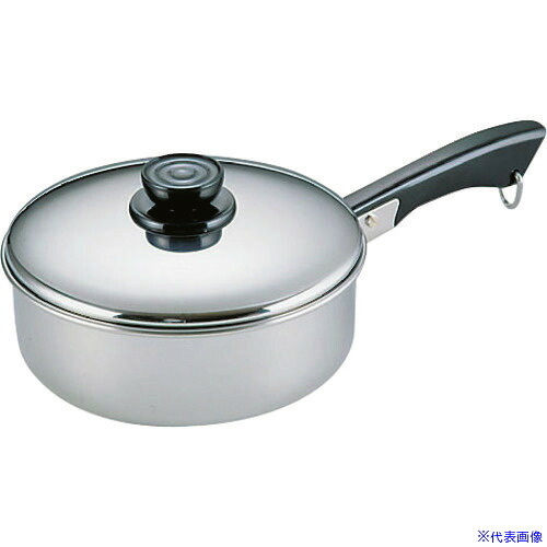 ■TKG マルタマ 18－0浅型ソースパン 26cm ASC08026(1887045)[送料別途お見積り][法人限定][掲外取寄]