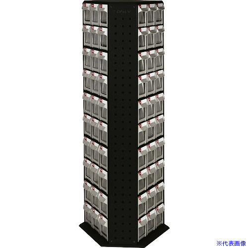 ■SHUTER 回転パーツスタンド 1280mm 90引出し 黒色 RFO690BK(1948050)