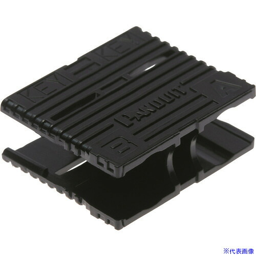■PANDUIT OptiCam[[TM上]] 研磨済み光コネクタ用SCデュプレックスクリップ 黒 FSCCLIPL(1949231)[送料別途お見積り][法人限定][メーカー取寄]
