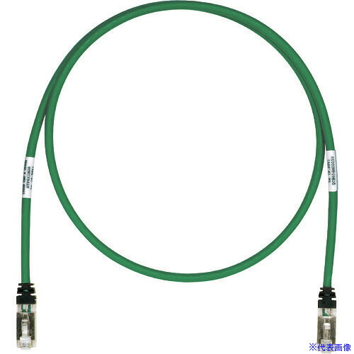 ■PANDUIT CAT6A/CAT6 シールドパッチコード 9m 緑 STP6X9MGR STP6X9MGR(1950399)&times;10[送料別途お見積り][法人限定][メーカー取寄]｜ファーストFACTORY