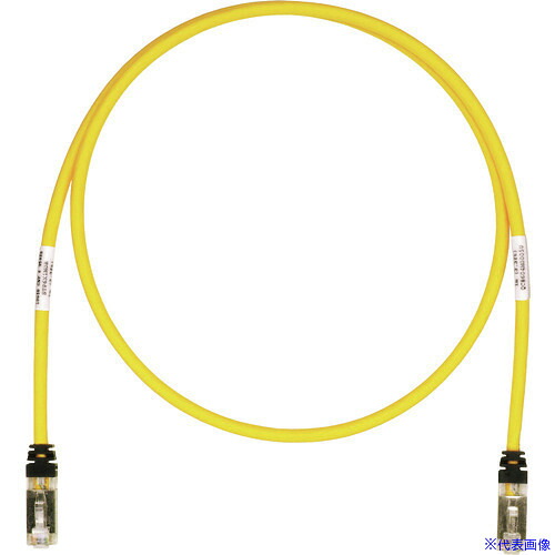 ■PANDUIT CAT6A/CAT6 シールドパッチコード 11m 黄 STP6X11MYL STP6X11MYL(1950407)×10[送料別途お見積り][法人限定][メーカー取寄]