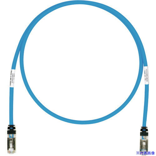 ■PANDUIT CAT6A/CAT6 シールドパッチコード 12m 青 STP6X12MBU STP6X12MBU(1950408)&times;10[送料別途お見積り][法人限定][メーカー取寄]｜ファーストFACTORY