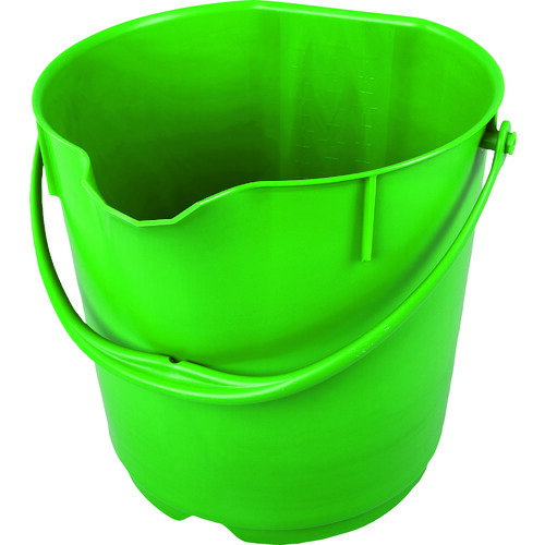 ■BURRTEC バーキュートプラス カラーバケツ 15L 緑 BCP－CB15G 69801015(1953996)