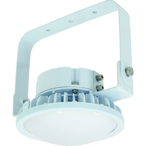 ■NICHIDO ハイスペックハイディスク70W 電源装置内蔵型 昼白色 吊下げ型 乳白 L70BPHM11050K(1954968)