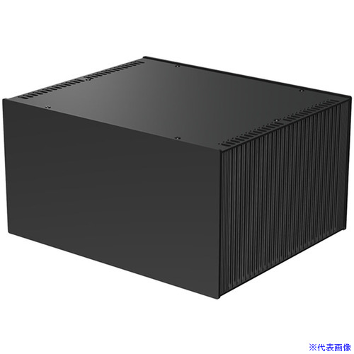 ■タカチ 縦型ヒートシンク式アルミサッシケース ブラック HY1492823BB(1957510)[法人限定][外直送元]｜ファーストFACTORY