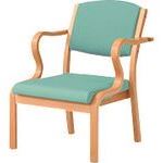 ■PLUS 39375)木製椅子 L・S肘 SH360 DB－ULAS36 LB DBULAS36LB(1963353)[送料別途お見積り][法人限定][外直送]