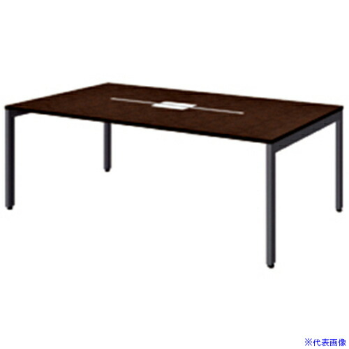 ■PLUS 639270)FV 会議テーブル FV－2012M LM/BK FV2012MLMBK(1968201)[送料別途お見積り][法人限定][外直送]