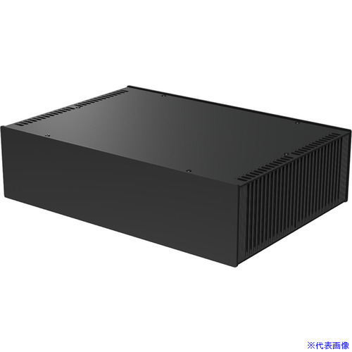 ■タカチ 縦型ヒートシンク式アルミサッシケース ブラック HY883323BB(1968540)[法人限定][外直送元]｜ファーストFACTORY