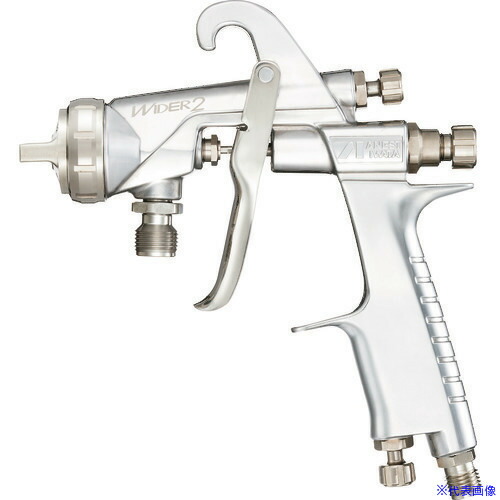 ■アネスト岩田 大形スプレーガン(重力式) ノズル口径 Φ1.5 パターン開き320mm WIDER215K2G(1982189)