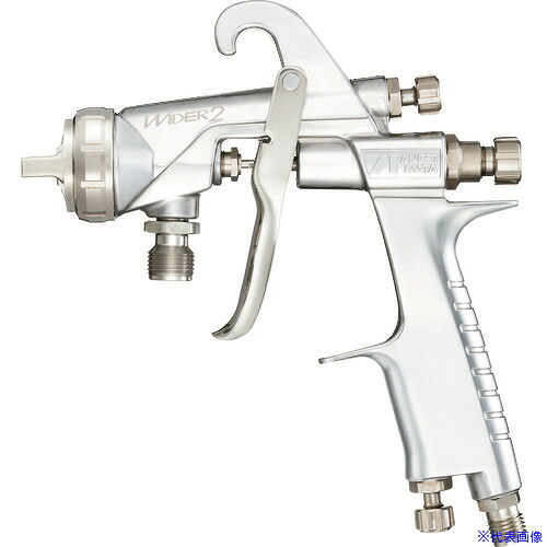 ■アネスト岩田 大形スプレーガン(重力式) ノズル口径 Φ2.0 パターン開き320mm WIDER220R2G(1982191)