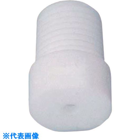 ■いけうち 小噴量形充円錐ノズル JJRPシリーズ PTFE樹脂製 1/4オス 14X18MJJRP020PTFE(1983151)[送料別途見積り][法人・事業所限定][外直送]