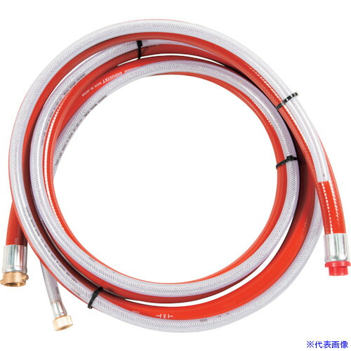 ■スーパー工業 吸余水ホースセット(ストレーナー無し) 吸水3/4 余水1/2 5mm 04W50313(2007259)[送料別途お見積り][法人限定][外直送]