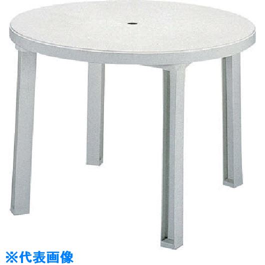■サンコー プラスチック製テーブル 805182 エコンテーブルシステム1 白 805182WH01(W)(2014240)[送料別途お見積り][法人限定][外直送]