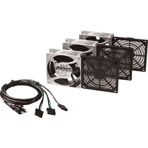 ■SANWA 放熱ファン高速タイプt=38mm3個セット CPFANS383(2016481)[法人限定][外直送元]｜ファーストFACTORY
