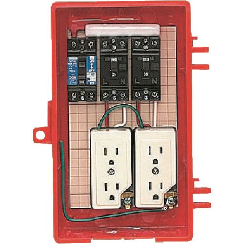 ■未来 屋外電力用仮設ボックス(赤色) RB2A(2042838)[送料別途お見積り][法人限定][掲外取寄]