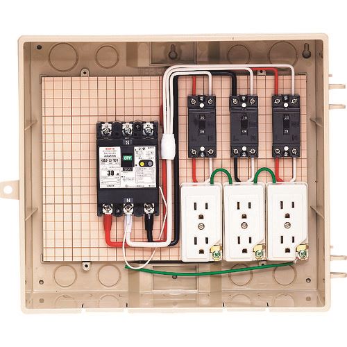 ■未来 屋外電力用仮設ボックス C133C(2049340)[送料別途お見積り][法人限定][掲外取寄]｜ファーストFACTORY