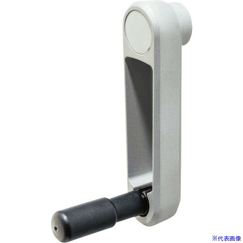 ■HALDER 機械用ハンドル クランクハンドル ハンドル折りたたみ可 シルバー 取付穴(mm):Φ14 24331.0015(2063309)｜ファーストFACTORY