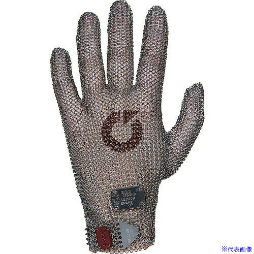 ■EUROFLEX 突刺し防止 耐切創クサリ手袋 オールメタル 1枚 M 22.5 EM52D(2066954)
